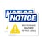 Signmission Microwave Hazard In This Area OSHA Notice Sign, Vinyl Decal, 10in W x 7in L, 2PK OS-2PACK-NS-D-710-L-15956 - alternate 1